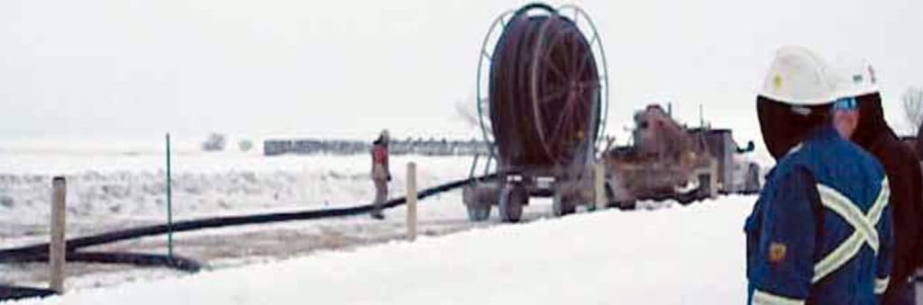 Encana installs HDPE Pipe for Gas Systems